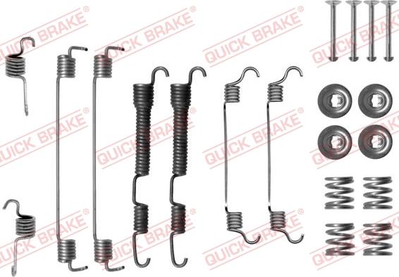 QUICK BRAKE 105-0786 - Accessory Kit, brake shoes onlydrive.pro
