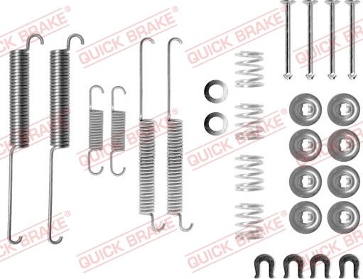 QUICK BRAKE 105-0787 - Accessory Kit, brake shoes onlydrive.pro