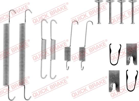 QUICK BRAKE 1050771 - Accessory Kit, brake shoes onlydrive.pro