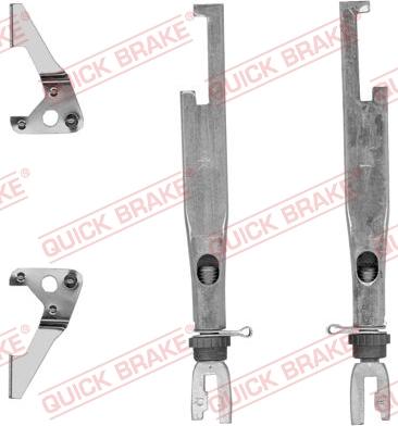 QUICK BRAKE 102 53 005 - Regulatora komplekts, Trumuļu bremzes onlydrive.pro