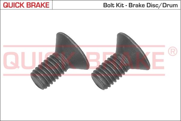 QUICK BRAKE 11665K - Skrūvju komplekts, Bremžu disks onlydrive.pro