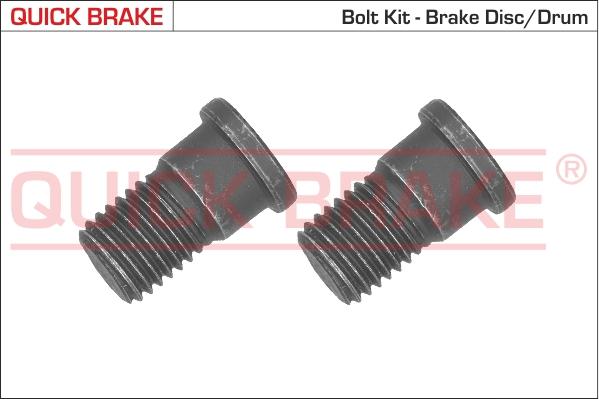 QUICK BRAKE 11666K - Screw Set, brake disc onlydrive.pro