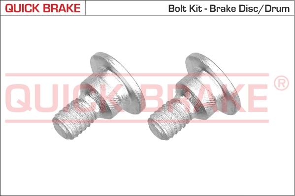 QUICK BRAKE 11660K - Skrūvju komplekts, Bremžu disks onlydrive.pro