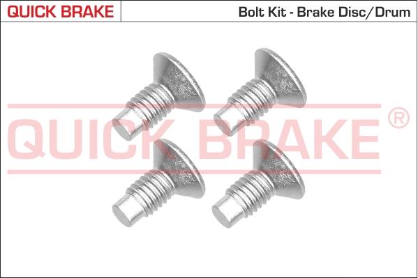 QUICK BRAKE 11663K - Screw Set, brake disc onlydrive.pro