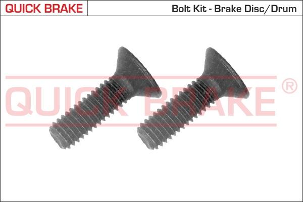 QUICK BRAKE 11622K - Screw Set, brake disc onlydrive.pro