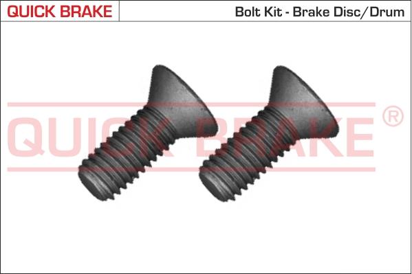 QUICK BRAKE 11676K - Screw Set, brake disc onlydrive.pro