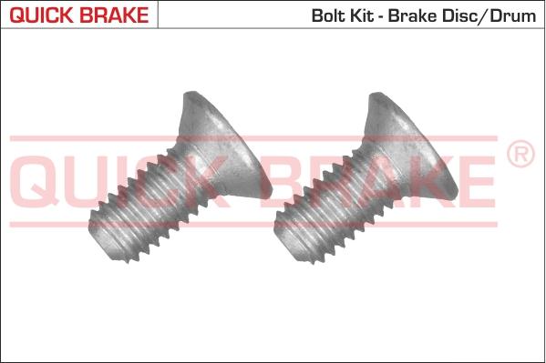 QUICK BRAKE 11671K - Screw Set, brake disc onlydrive.pro