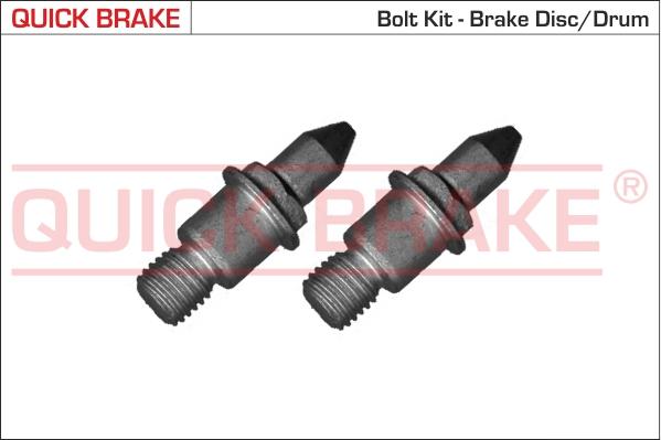 QUICK BRAKE 11677K - Screw Set, brake disc onlydrive.pro