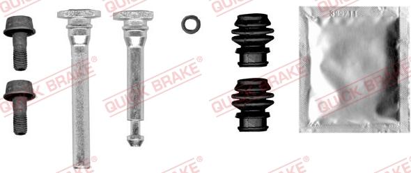 QUICK BRAKE 113-0009X - Virzītājčaulu komplekts, Bremžu suports onlydrive.pro