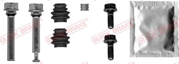 QUICK BRAKE 113-0013X - Kreipiančiųjų movų rinkinys, stabdžių apkaba onlydrive.pro