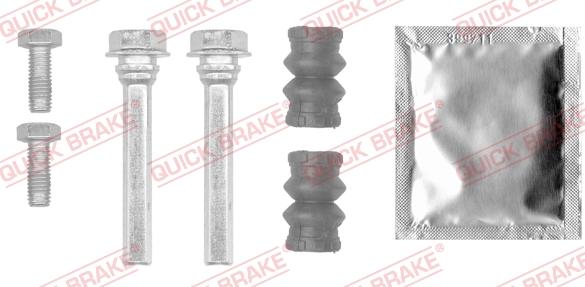 QUICK BRAKE 113-1339X - Virzītājčaulu komplekts, Bremžu suports onlydrive.pro