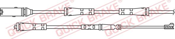 QUICK BRAKE WS0421A - Hoiatuskontakt, piduriklotsi kulumine onlydrive.pro