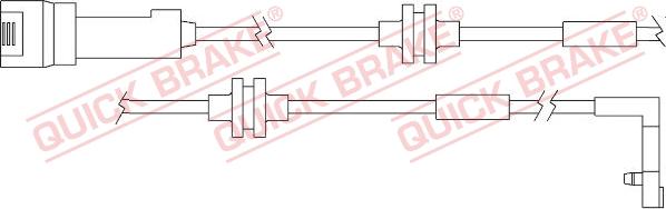 QUICK BRAKE WS 0157 A - Warning Contact, brake pad wear onlydrive.pro