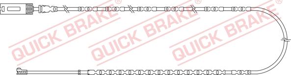 QUICK BRAKE WS 0355 A - Warning Contact, brake pad wear onlydrive.pro