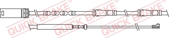 QUICK BRAKE WS 0307 A - Warning Contact, brake pad wear onlydrive.pro