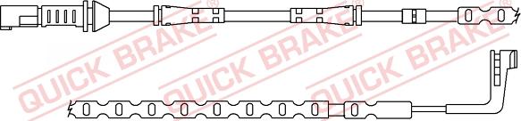 QUICK BRAKE WS 0382 A - Warning Contact, brake pad wear onlydrive.pro