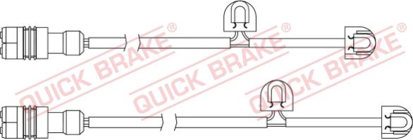 QUICK BRAKE WS 0334 A - Warning Contact, brake pad wear onlydrive.pro