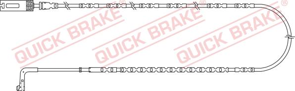 QUICK BRAKE WS 0247 A - Сигнализатор, износ тормозных колодок onlydrive.pro