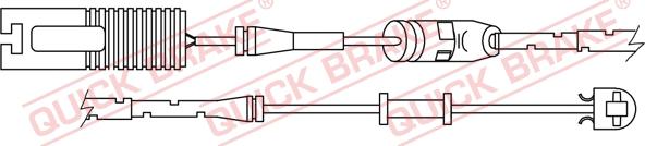 QUICK BRAKE WS 0253 A - Warning Contact, brake pad wear onlydrive.pro