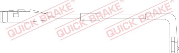 QUICK BRAKE WS 0252 A - Warning Contact, brake pad wear onlydrive.pro