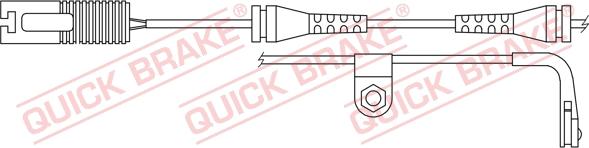 QUICK BRAKE WS 0202 A - Kulumisenilmaisin, jarrupala onlydrive.pro