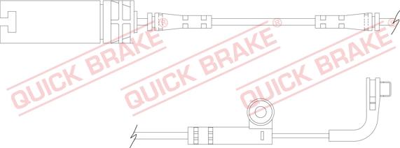 QUICK BRAKE WS 0218 A - Warning Contact, brake pad wear onlydrive.pro