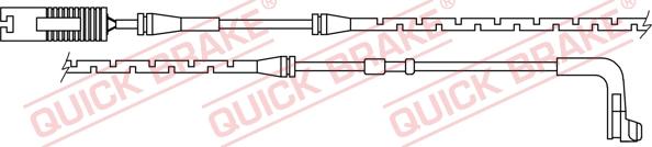 QUICK BRAKE WS 0224 A - Warning Contact, brake pad wear onlydrive.pro