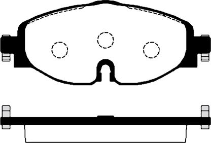 FORD 2614208 - Piduriklotsi komplekt,ketaspidur onlydrive.pro