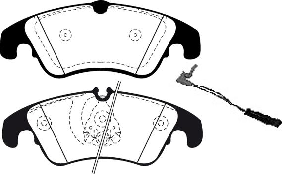 Mercedes-Benz 0054201320 - Brake Pad Set, disc brake onlydrive.pro