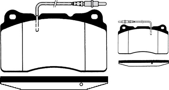 FIAT 6001073126 - Brake Pad Set, disc brake onlydrive.pro