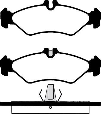 Valeo 302512 - Piduriklotsi komplekt,ketaspidur onlydrive.pro