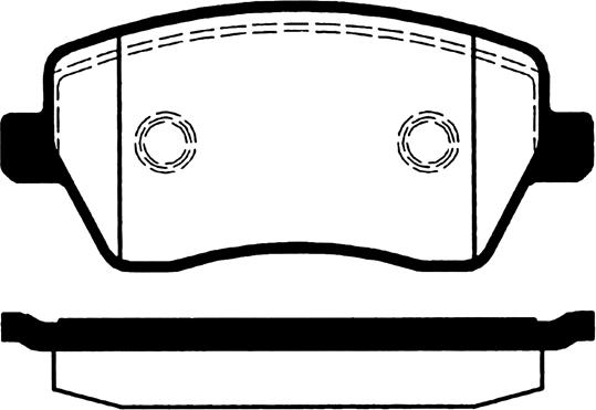 RENAULT D10601HA0E - Piduriklotsi komplekt,ketaspidur onlydrive.pro