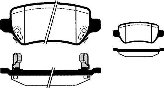 Valeo 302410 - Piduriklotsi komplekt,ketaspidur onlydrive.pro