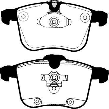 Opel 093188113 - Brake Pad Set, disc brake onlydrive.pro