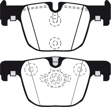 BMW 34218855007 - Piduriklotsi komplekt,ketaspidur onlydrive.pro