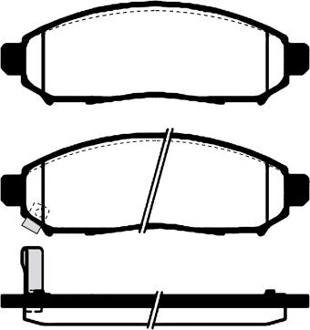 Suzuki 5521082Z20000 - Brake Pad Set, disc brake onlydrive.pro