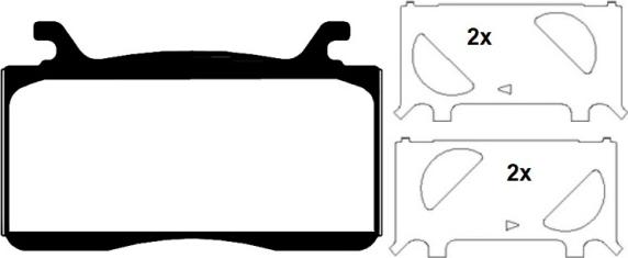 FIAT 77368213 - Brake Pad Set, disc brake onlydrive.pro