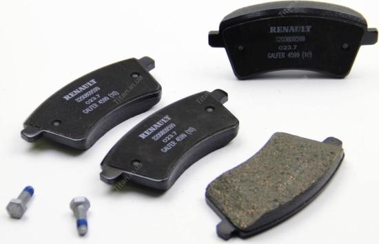 RENAULT 41 06 013 34R - Brake Pad Set, disc brake onlydrive.pro