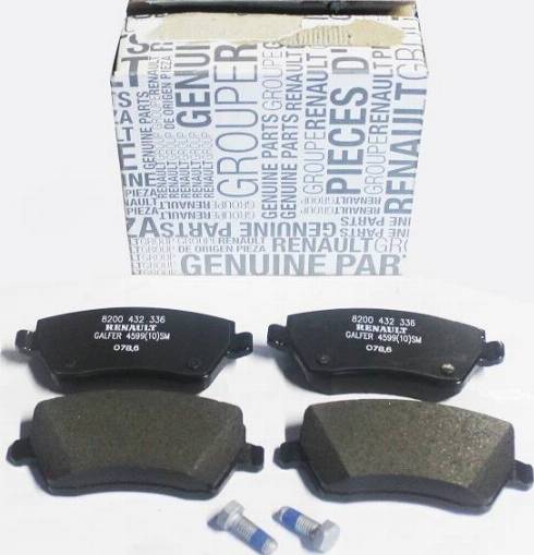 RENAULT 41 06 084 81R - Brake Pad Set, disc brake onlydrive.pro