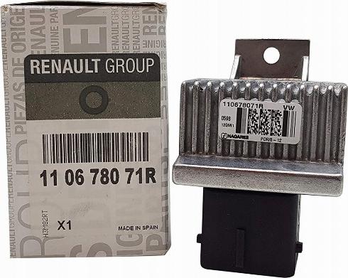RENAULT 110678071R - Control Unit, glow plug system onlydrive.pro