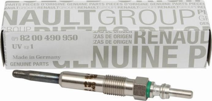 RENAULT 82 00 490 950 - Glow Plug onlydrive.pro