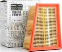 RENAULT 82 00 431 051 - Air Filter, engine onlydrive.pro