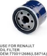 RENAULT 7700112686 - OELFILTER    XG10 onlydrive.pro