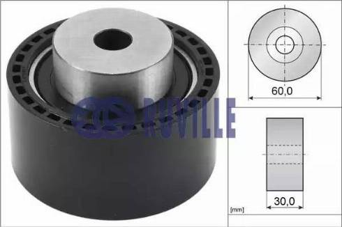 Ruville 55922 - Deflection / Guide Pulley, timing belt onlydrive.pro