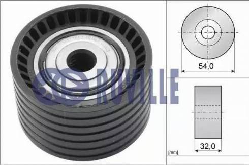 Ruville 55640 - Deflection / Guide Pulley, timing belt onlydrive.pro