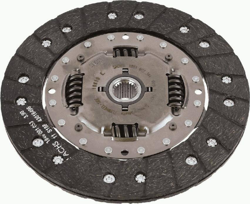 SACHS 1 861 602 344 - Clutch Disc onlydrive.pro