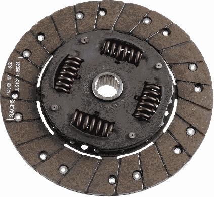 SACHS 1878 003 463 - Clutch Disc onlydrive.pro