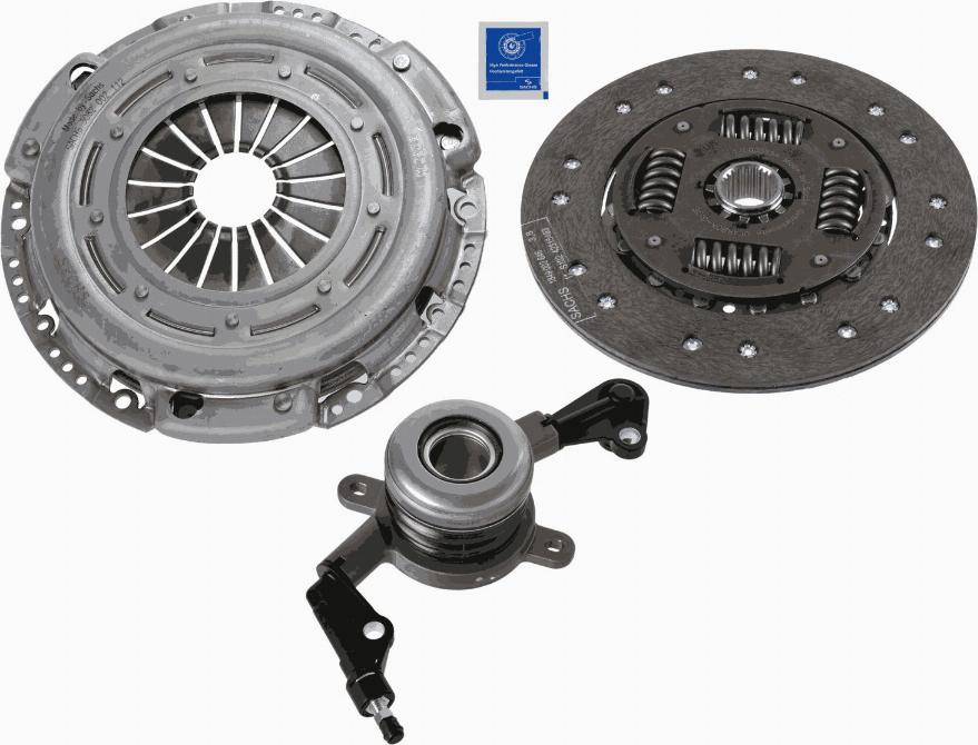 SACHS 3000 990 389 - Sajūga komplekts onlydrive.pro