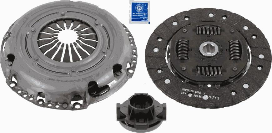 SACHS 3000 950 601 - Sankabos komplektas onlydrive.pro