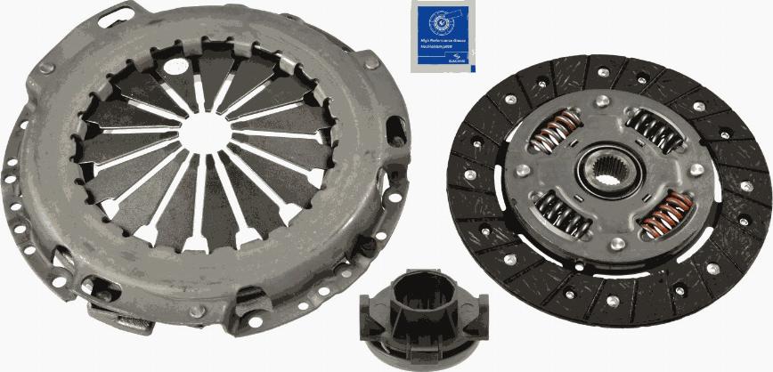 SACHS 3000 951 536 - Sajūga komplekts onlydrive.pro